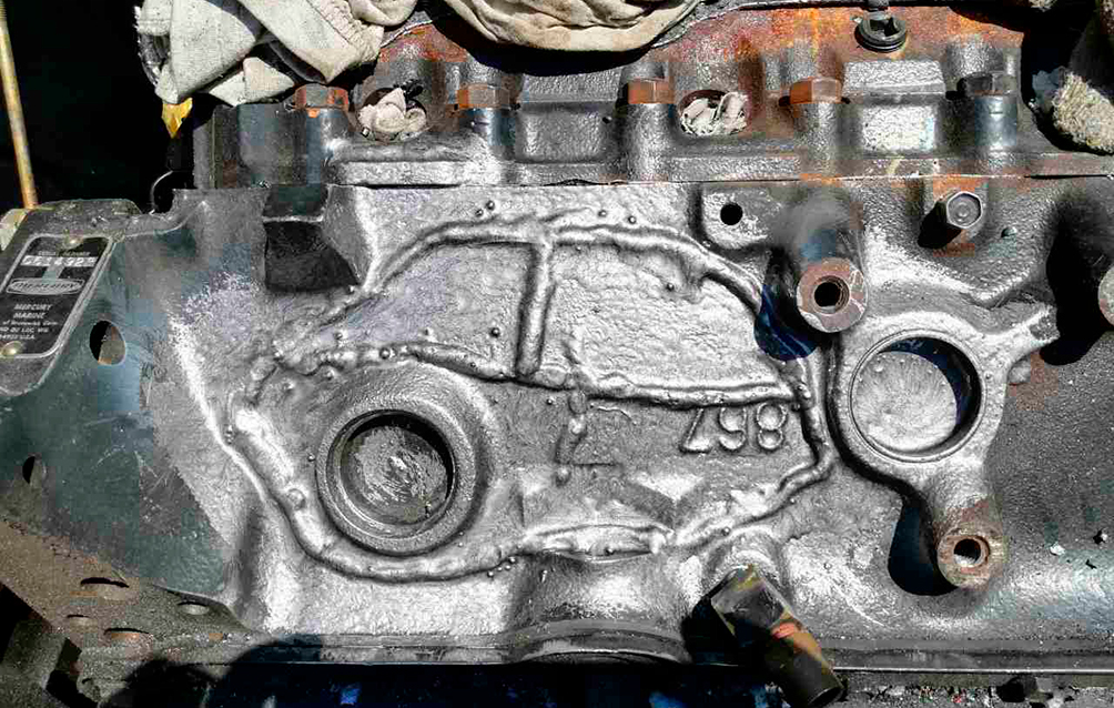 Сварка блоков двигателя